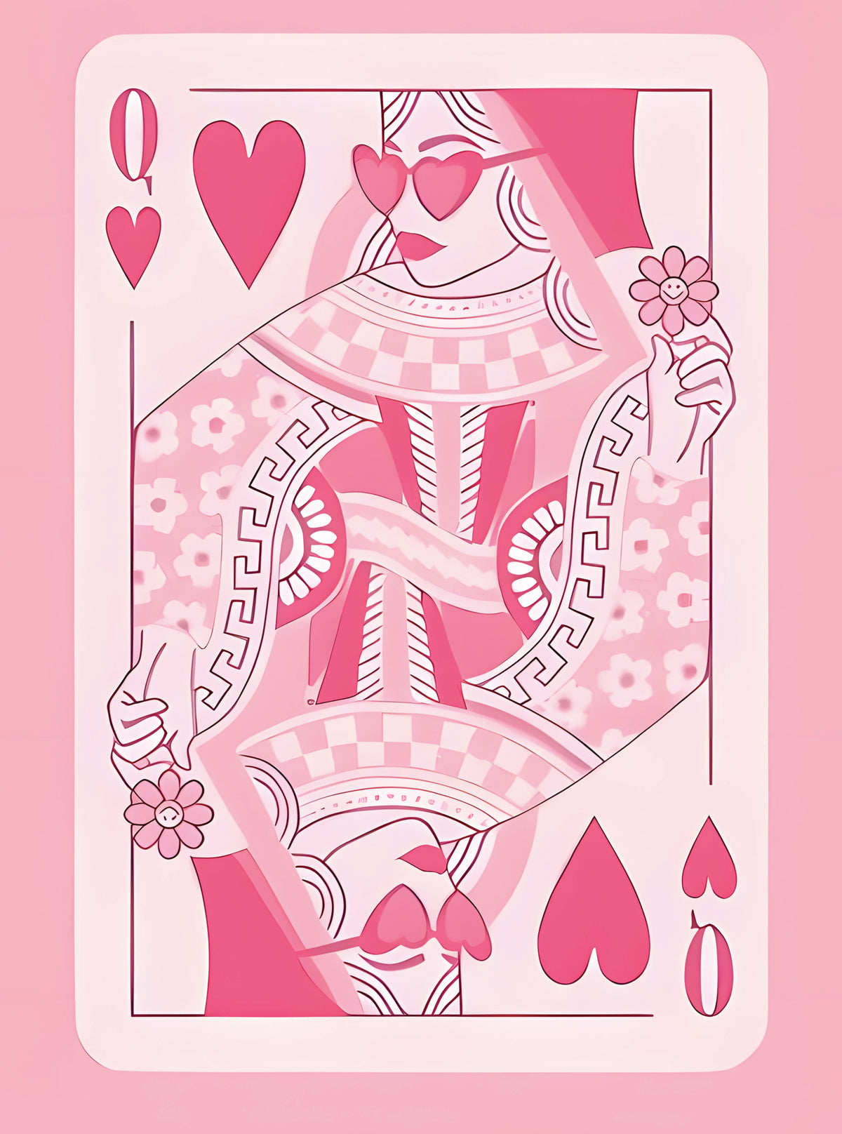 Pink framed posters