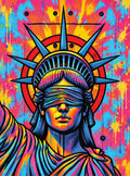 بوستر Blind Statue of Liberty - تصميم الطباعة من T33