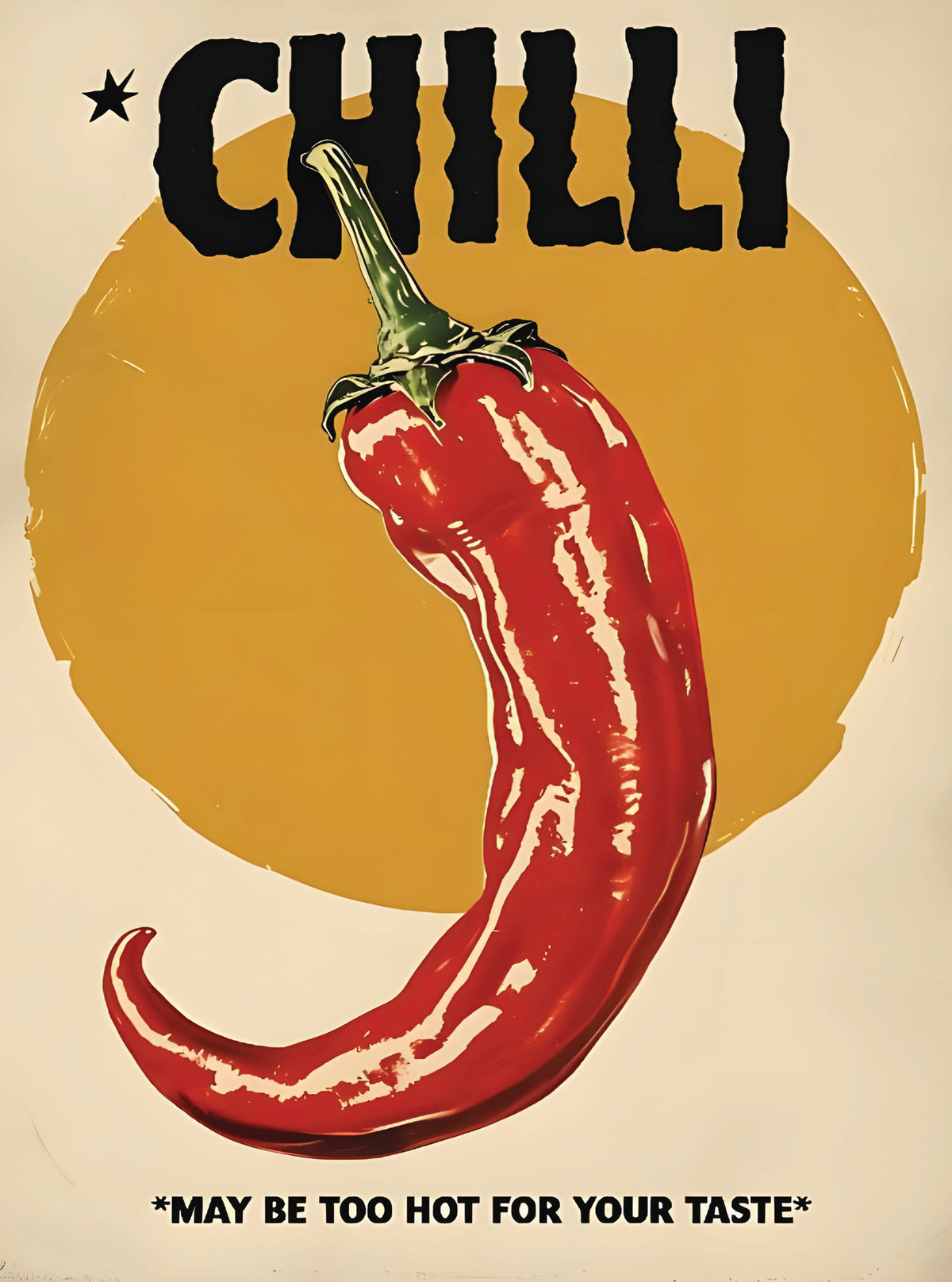 بوستر Chilli - تصميم الطباعة من T33