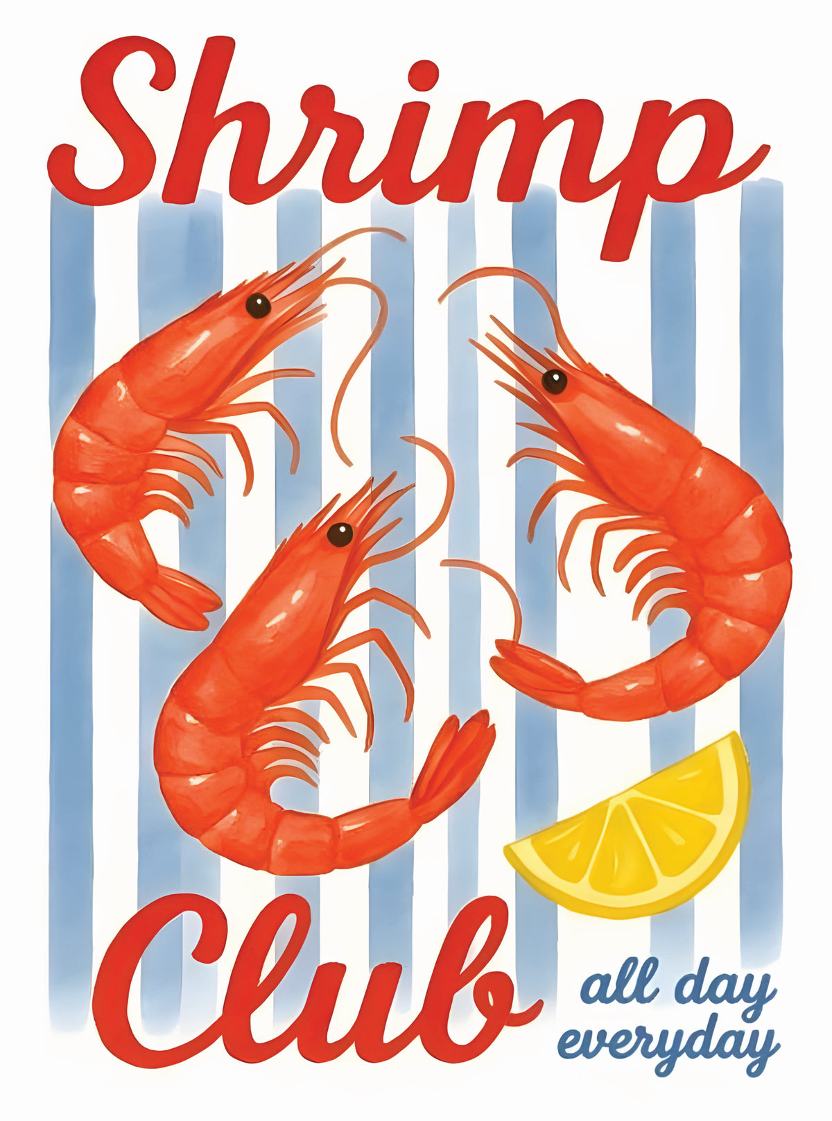 بوستر Shrimp - تصميم الطباعة من T33