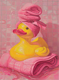 بوستر Lady duck pink - تصميم الطباعة من T33