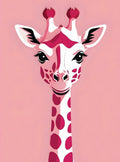 بوستر Giraffe pink - تصميم الطباعة من T33