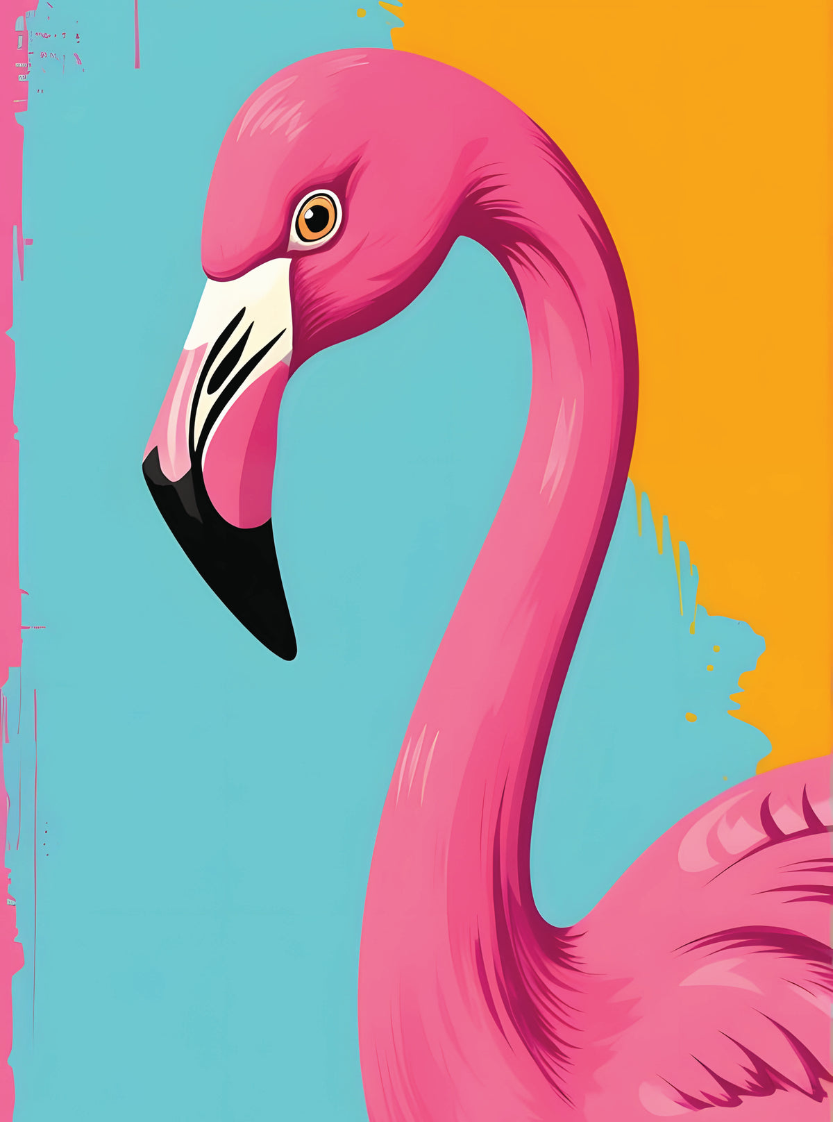 بوستر Flamingos - تصميم الطباعة من T33