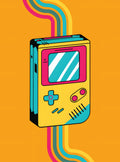 بوستر Hand held video game - تصميم الطباعة من T33