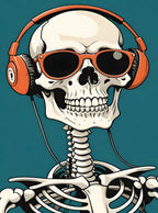 بوستر Cool skeleton - تصميم الطباعة من T33
