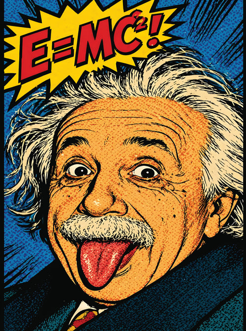 بوستر Crazy Einstein - تصميم الطباعة من T33
