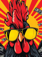 بوستر Cool chicken - تصميم الطباعة من T33