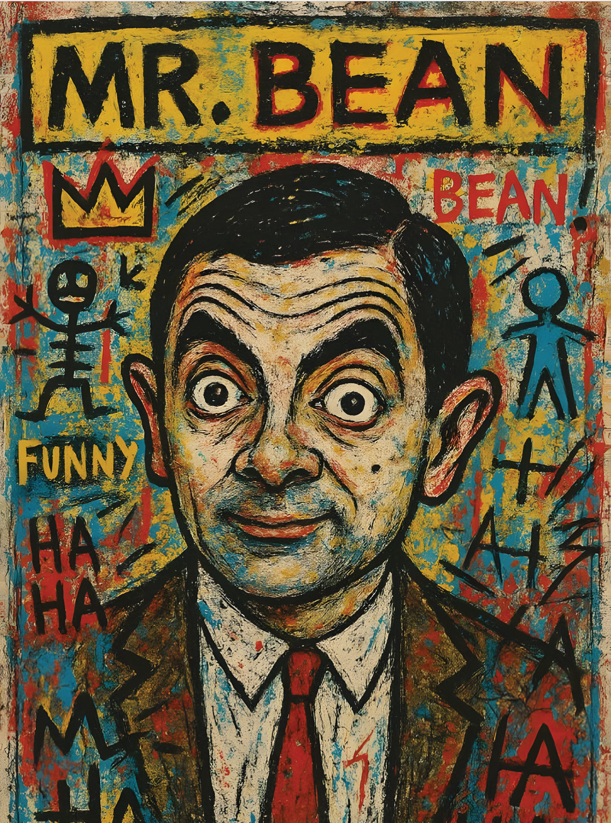 بوستر Mr. Bean - تصميم الطباعة من T33
