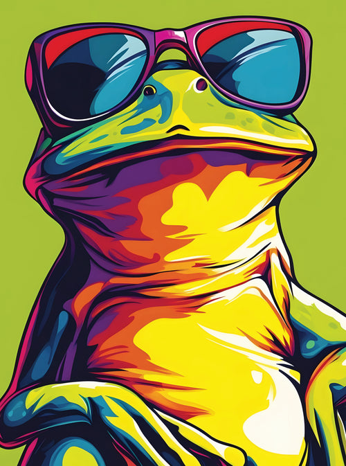 بوستر Cool frog - تصميم الطباعة من T33