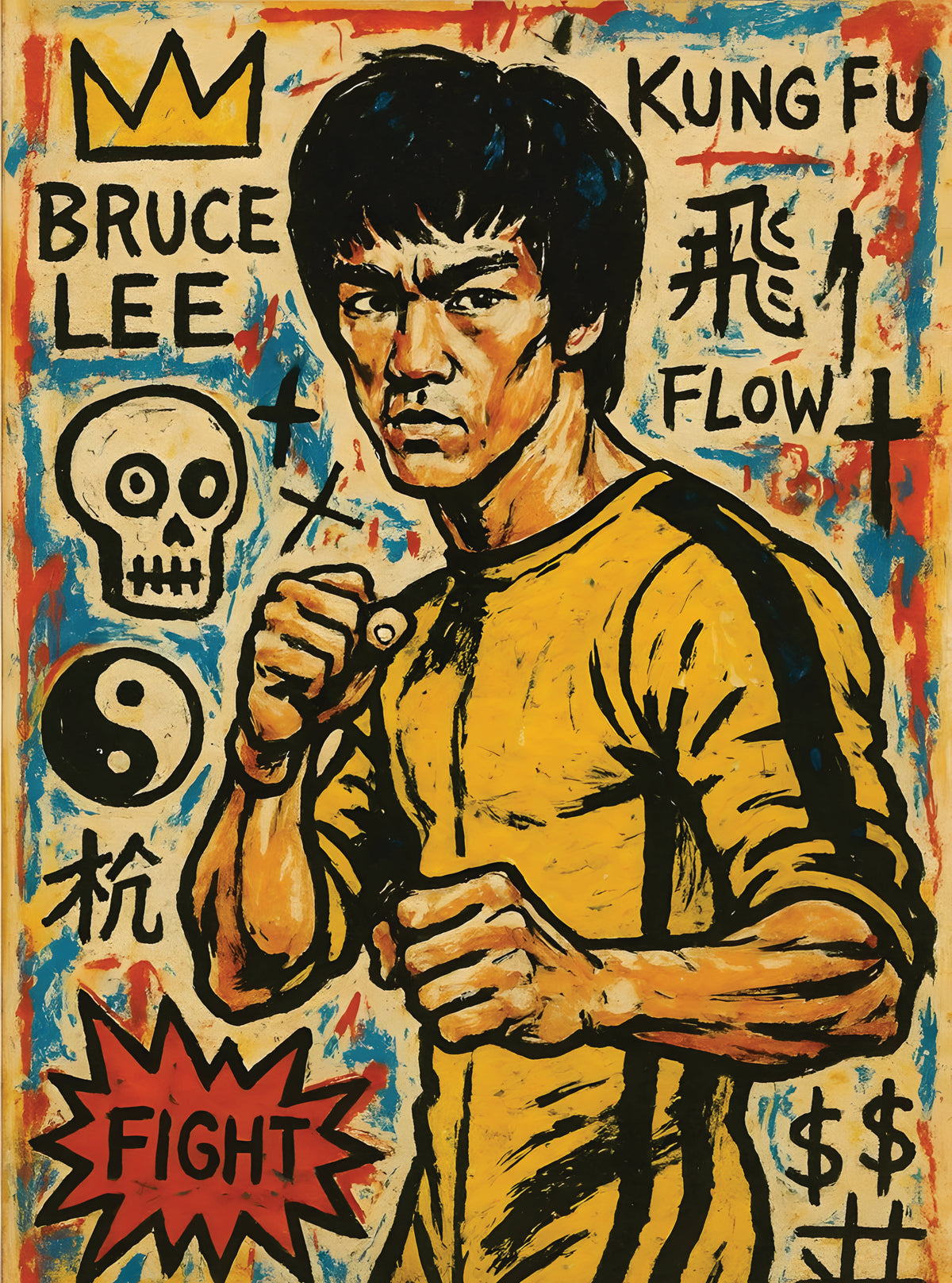 بوستر Bruce Lee - تصميم الطباعة من T33