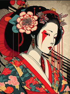 بوستر Geisha 2 - تصميم الطباعة من T33