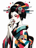 بوستر Geisha 3 - تصميم الطباعة من T33