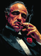 بوستر The godfather - تصميم الطباعة من T33