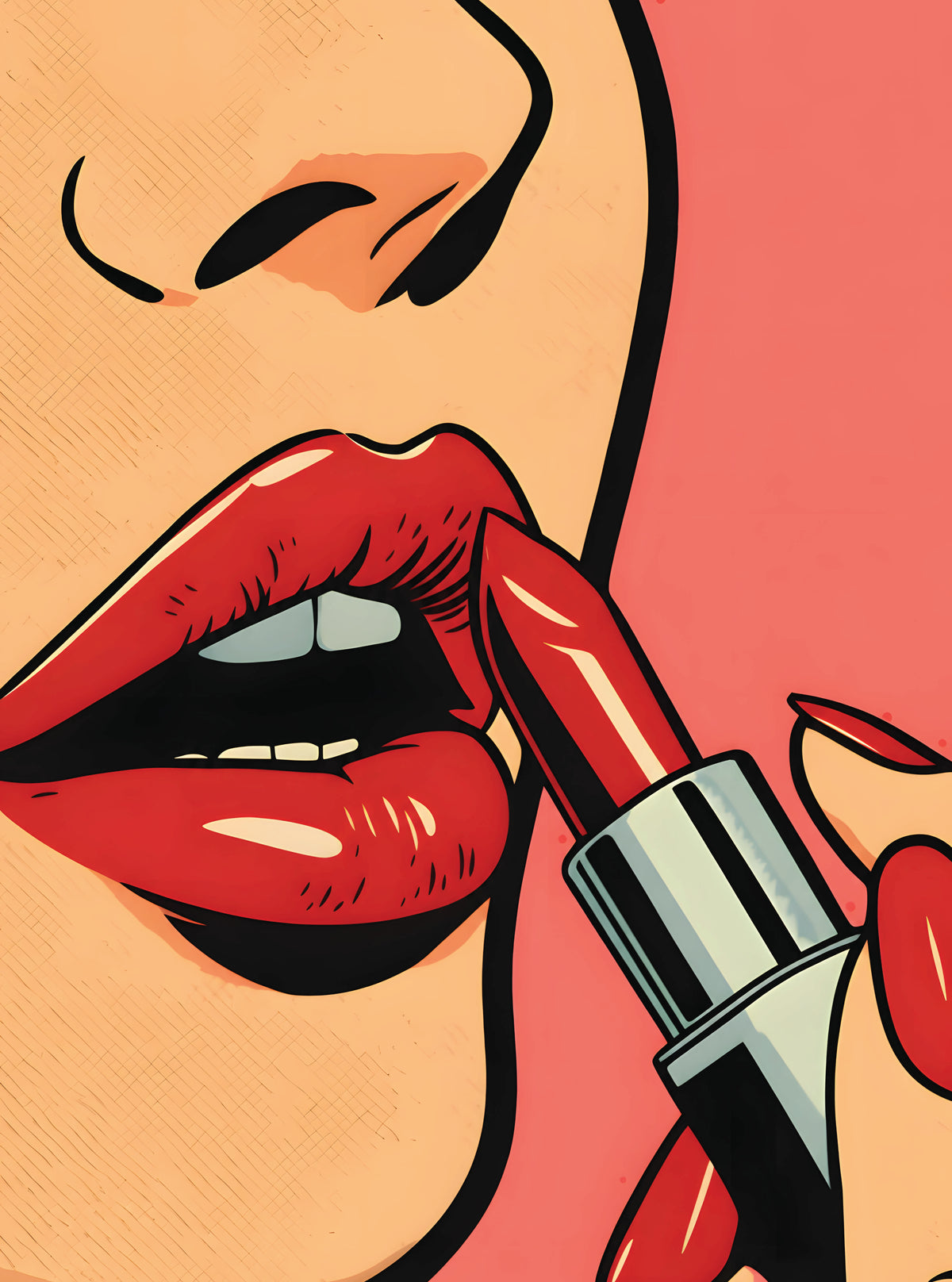 بوستر Lipstick - تصميم الطباعة من T33