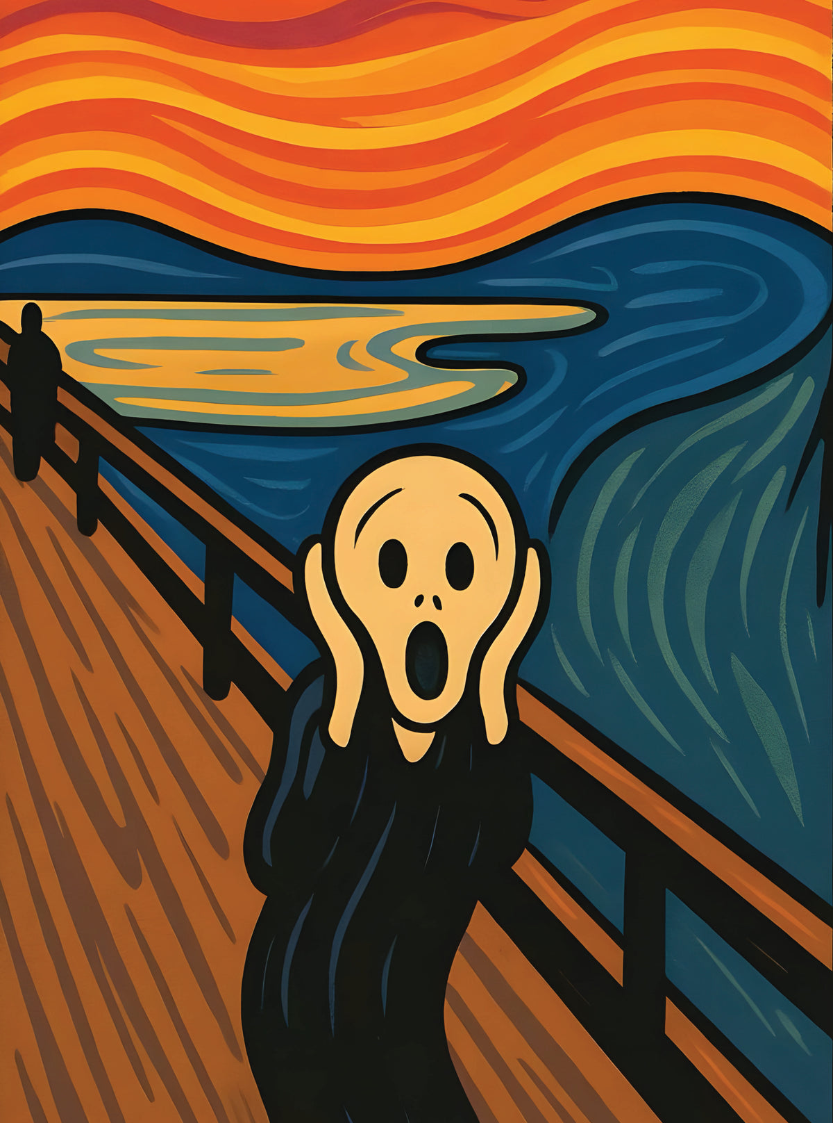 بوستر The scream - تصميم الطباعة من T33
