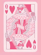 بوستر Pink queen of hearts - تصميم الطباعة من T33