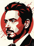 بوستر Tony stark - تصميم الطباعة من T33