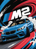 بوستر BMW M2 - تصميم الطباعة من T33