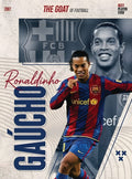 بوستر Ronaldinho Gaúcho - تصميم الطباعة من T33