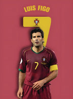 بوستر Luís Figo - تصميم الطباعة من T33