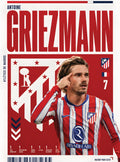 بوستر Antoine Griezmann - تصميم الطباعة من T33