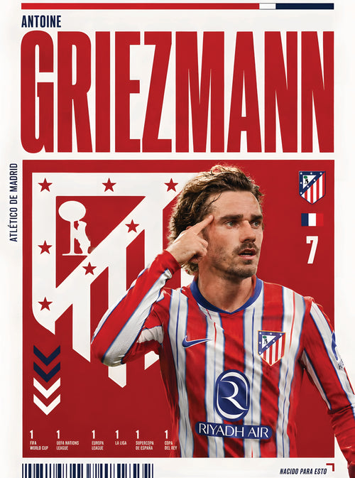 بوستر Antoine Griezmann - تصميم الطباعة من T33
