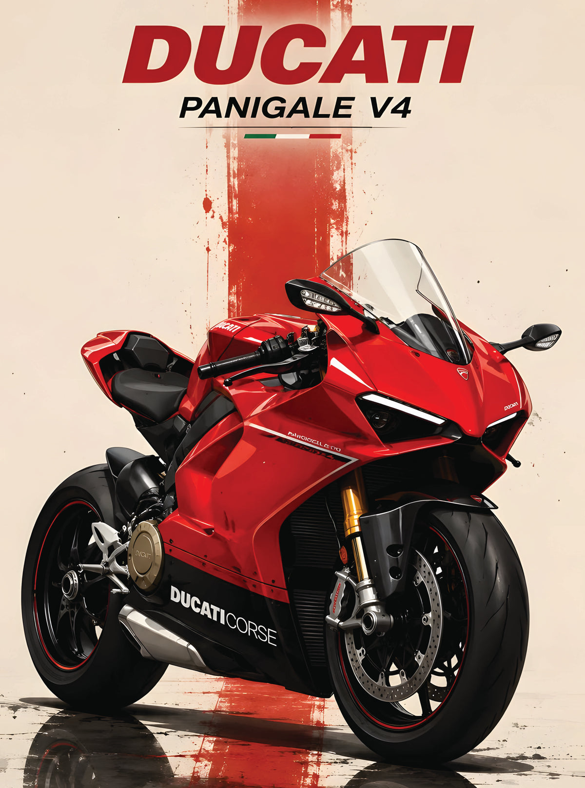 بوستر Ducati - تصميم الطباعة من T33