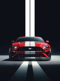 بوستر Ford Mustange - تصميم الطباعة من T33