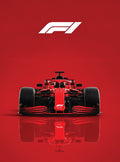 بوستر Ferrari F1 - تصميم الطباعة من T33