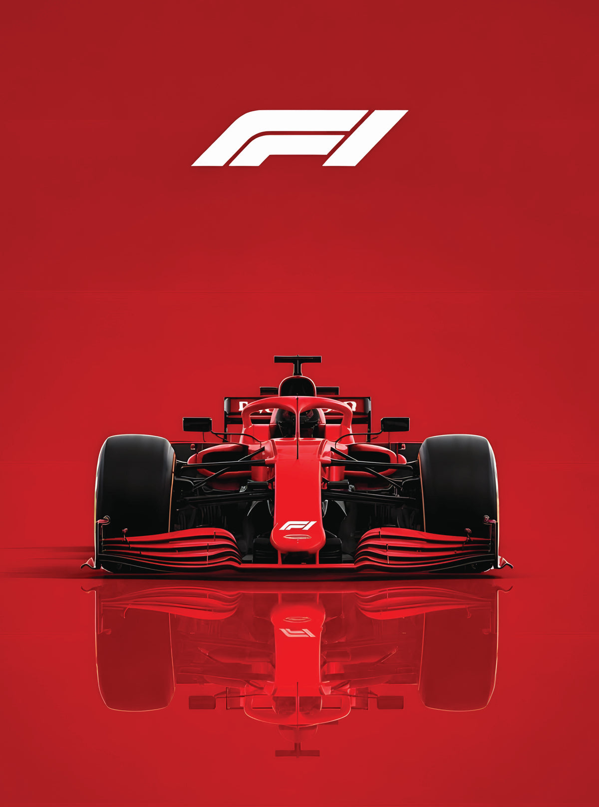 بوستر Ferrari F1 - تصميم الطباعة من T33