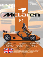 بوستر Mclaren F1 car - تصميم الطباعة من T33