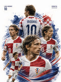 بوستر Modrić - تصميم الطباعة من T33