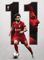 بوستر Mo Salah - تصميم الطباعة من T33