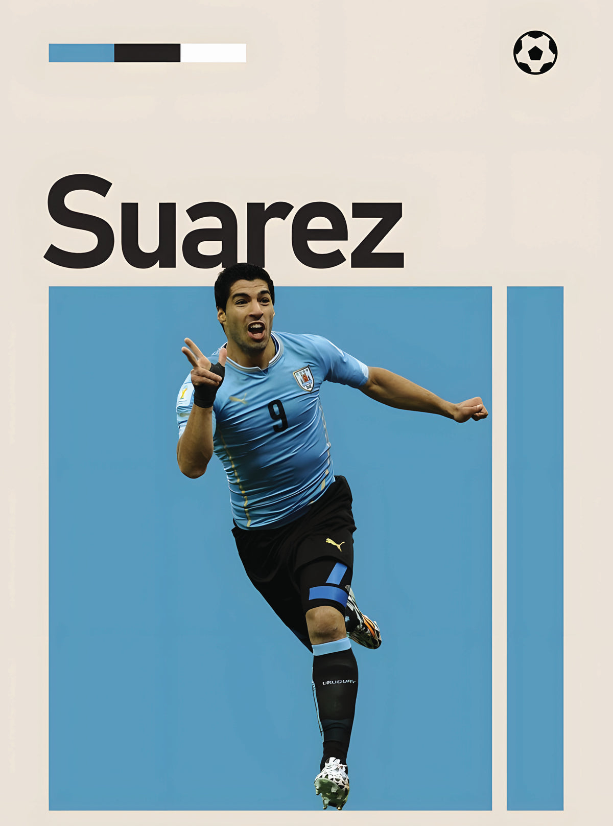 بوستر Suarez - تصميم الطباعة من T33