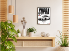 بوستر Toyota Supra GR بفريم أسود من T33