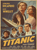 بوستر Titanic - تصميم الطباعة من T33