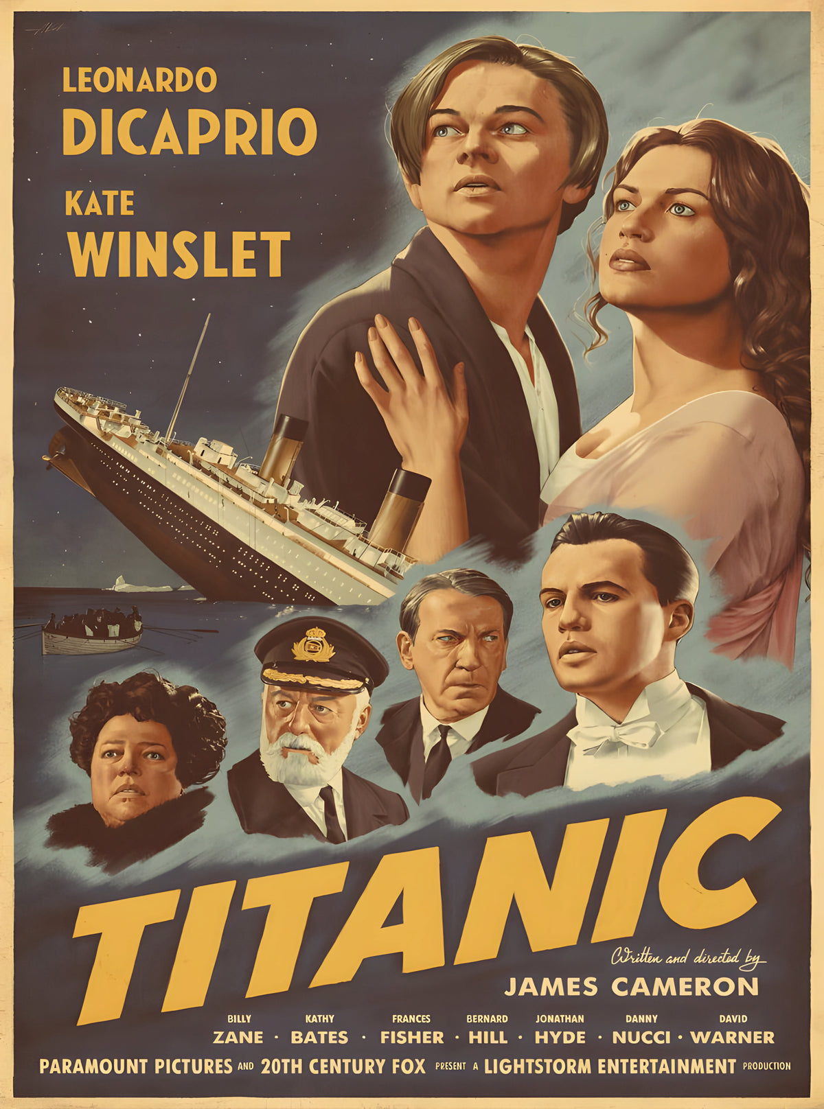 بوستر Titanic - تصميم الطباعة من T33