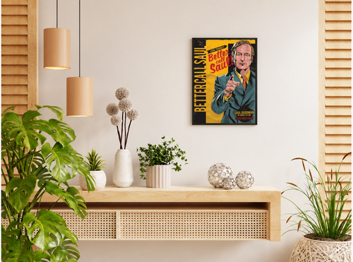 بوستر Better call Saul بفريم أسود من T33