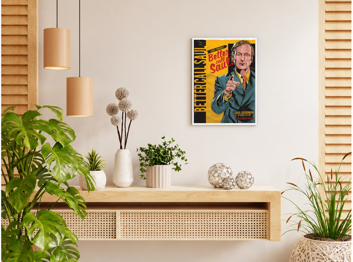بوستر Better call Saul بفريم أبيض من T33