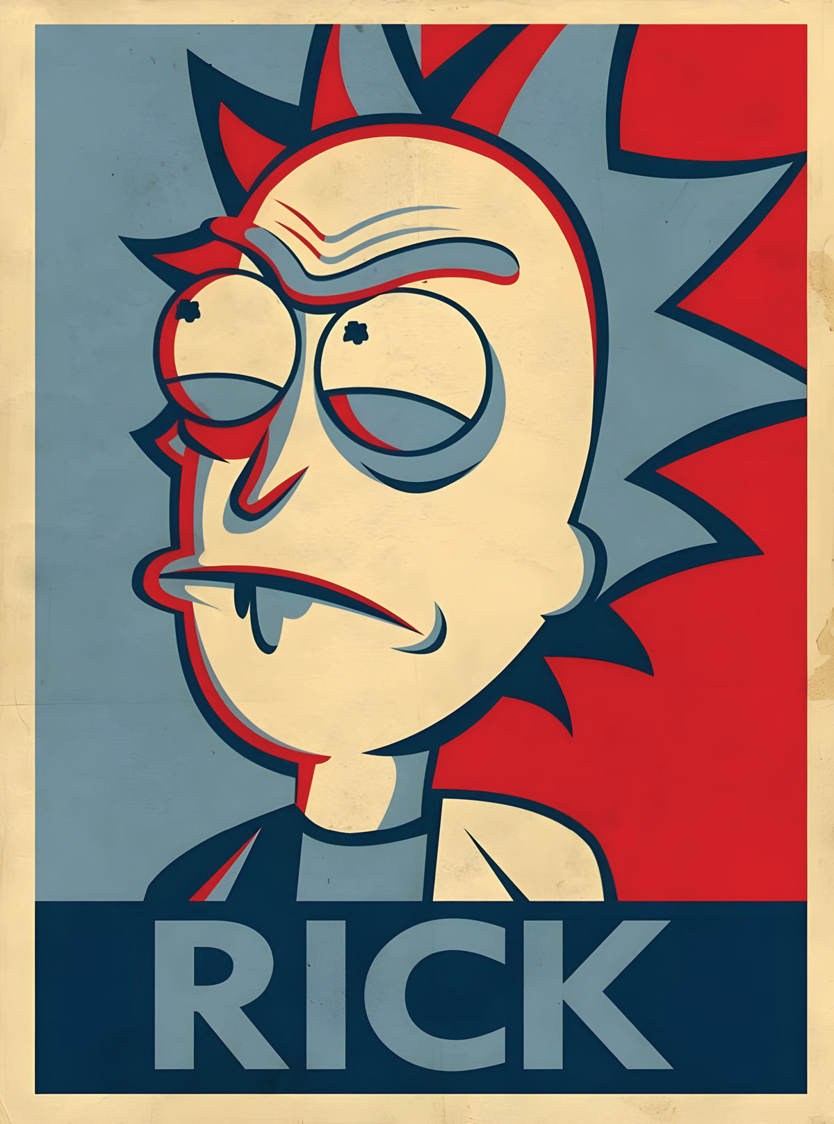 بوستر Rick - تصميم الطباعة من T33