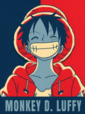 بوستر Luffy portrait - تصميم الطباعة من T33