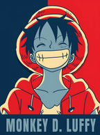 بوستر Luffy portrait - تصميم الطباعة من T33