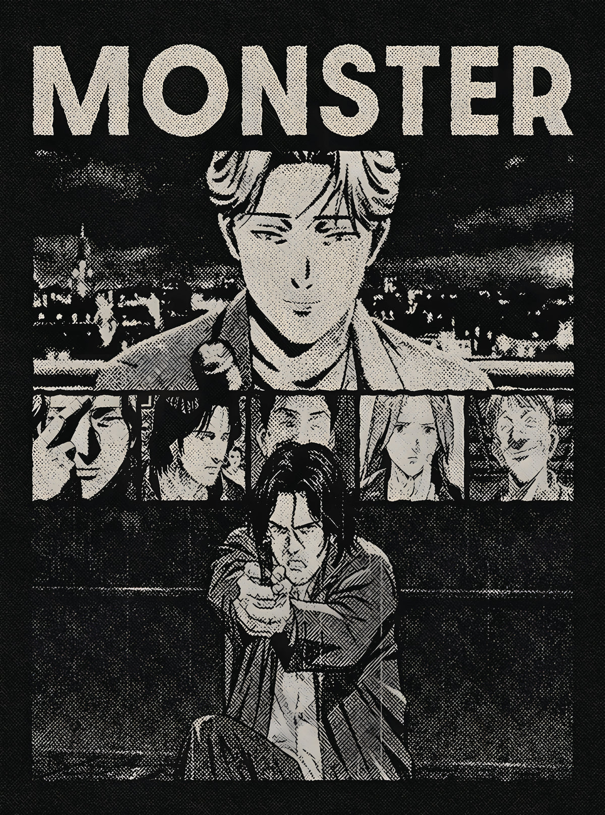 بوستر Monster anime 1 - تصميم الطباعة من T33