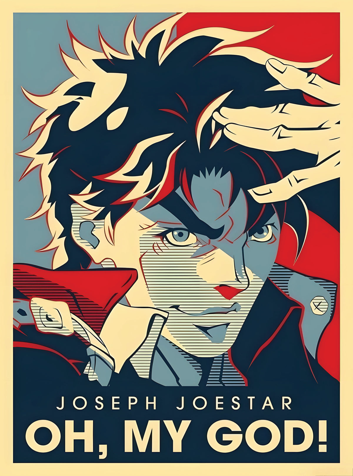 بوستر JoJo's Bizarre Adventure - تصميم الطباعة من T33