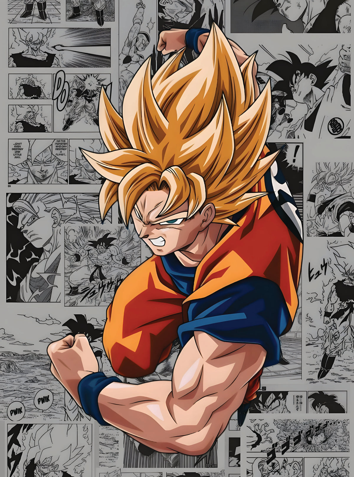 بوستر Dragon ball 3 - تصميم الطباعة من T33