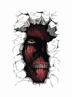 بوستر Attack on titan - تصميم الطباعة من T33