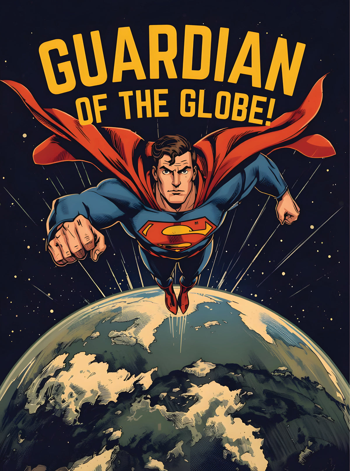 بوستر Superman - تصميم الطباعة من T33