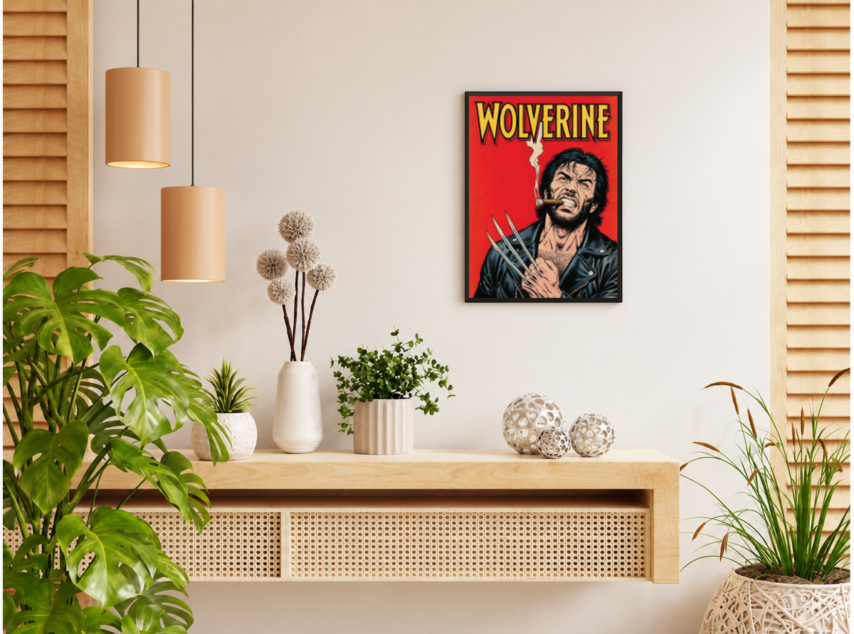 بوستر Wolverine بفريم أسود من T33