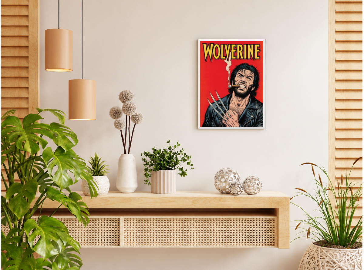 بوستر Wolverine بفريم أبيض من T33
