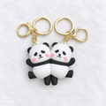 طقم ميداليات رابر Pandas 2 من قطعتين من T33